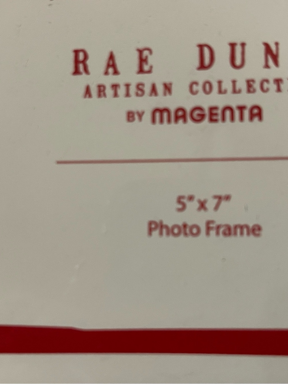 Christmas Rae Dunn Picture Frame - Rae Dunn CHRISTMAS 2026 Picture Frame White - Picture 3 of 11
